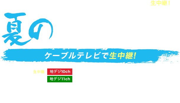 2020年夏季東西東京都高校野球大会 東・西東京大会を生中継！