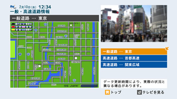 道路交通情報画面